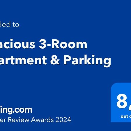 Spacious 3-Room Apartment & Parking ريغا المظهر الخارجي الصورة